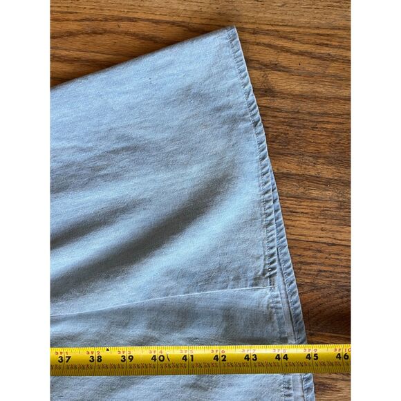 SEZANE Blue Denim Button Up Belted Midi Dress   Women's Size 34 - Picture 7 of 8